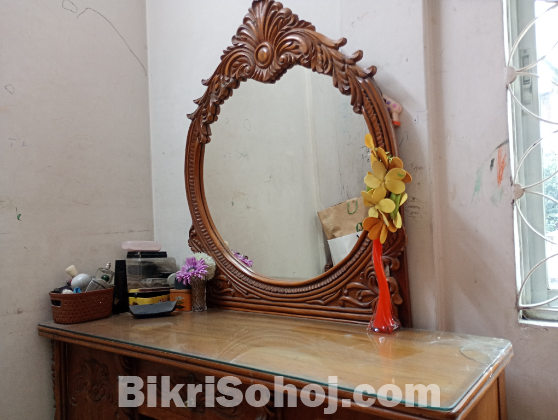 Shegun Wood Dressing table (সেগুন কাঠের ড্রেসিং টেবিল)